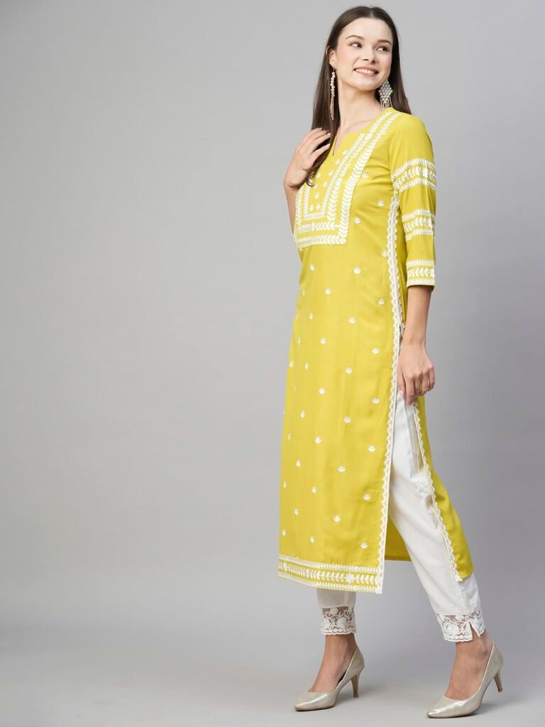 best chikankari kurti